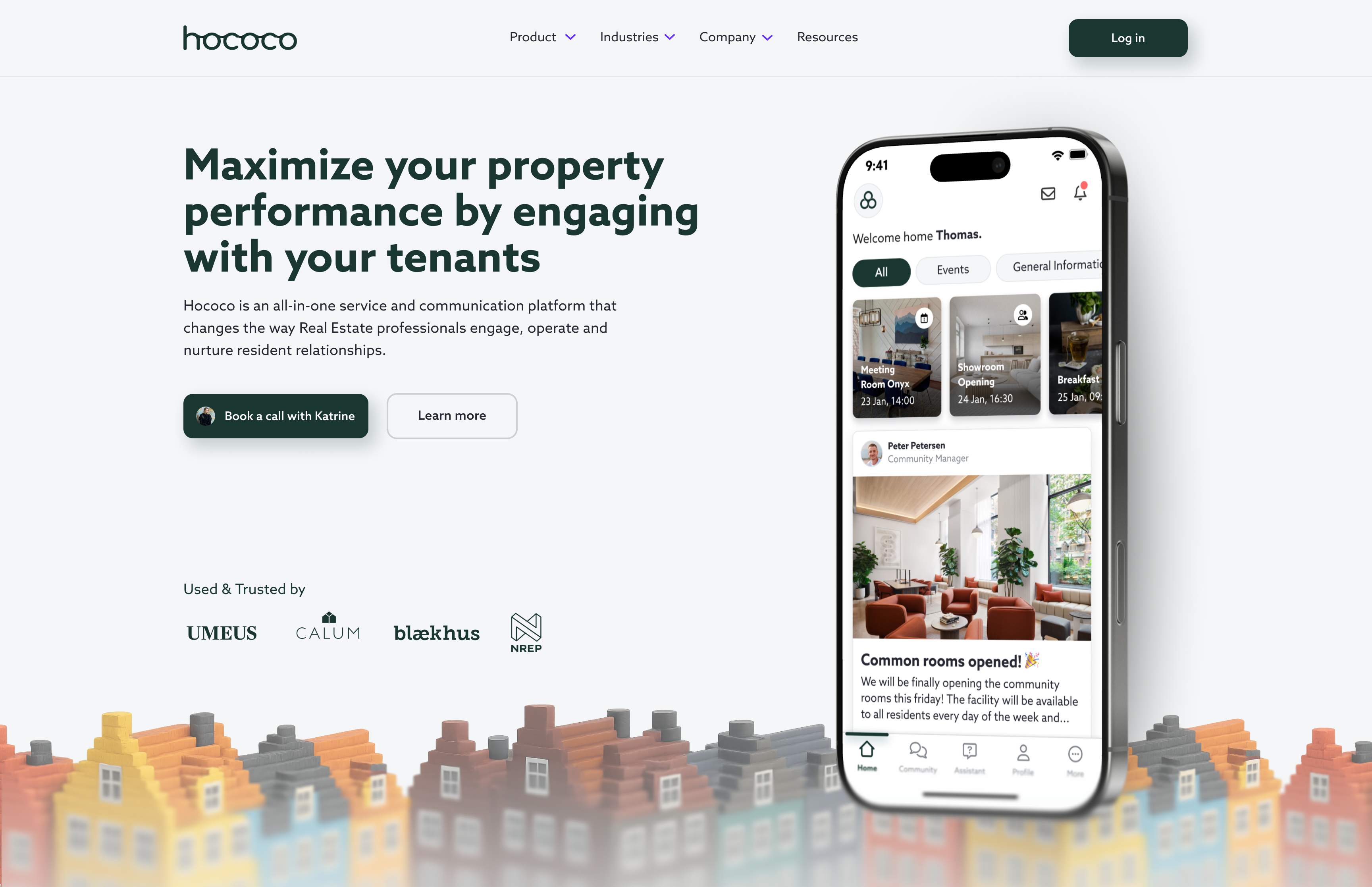 #026 app header minimal product real estate