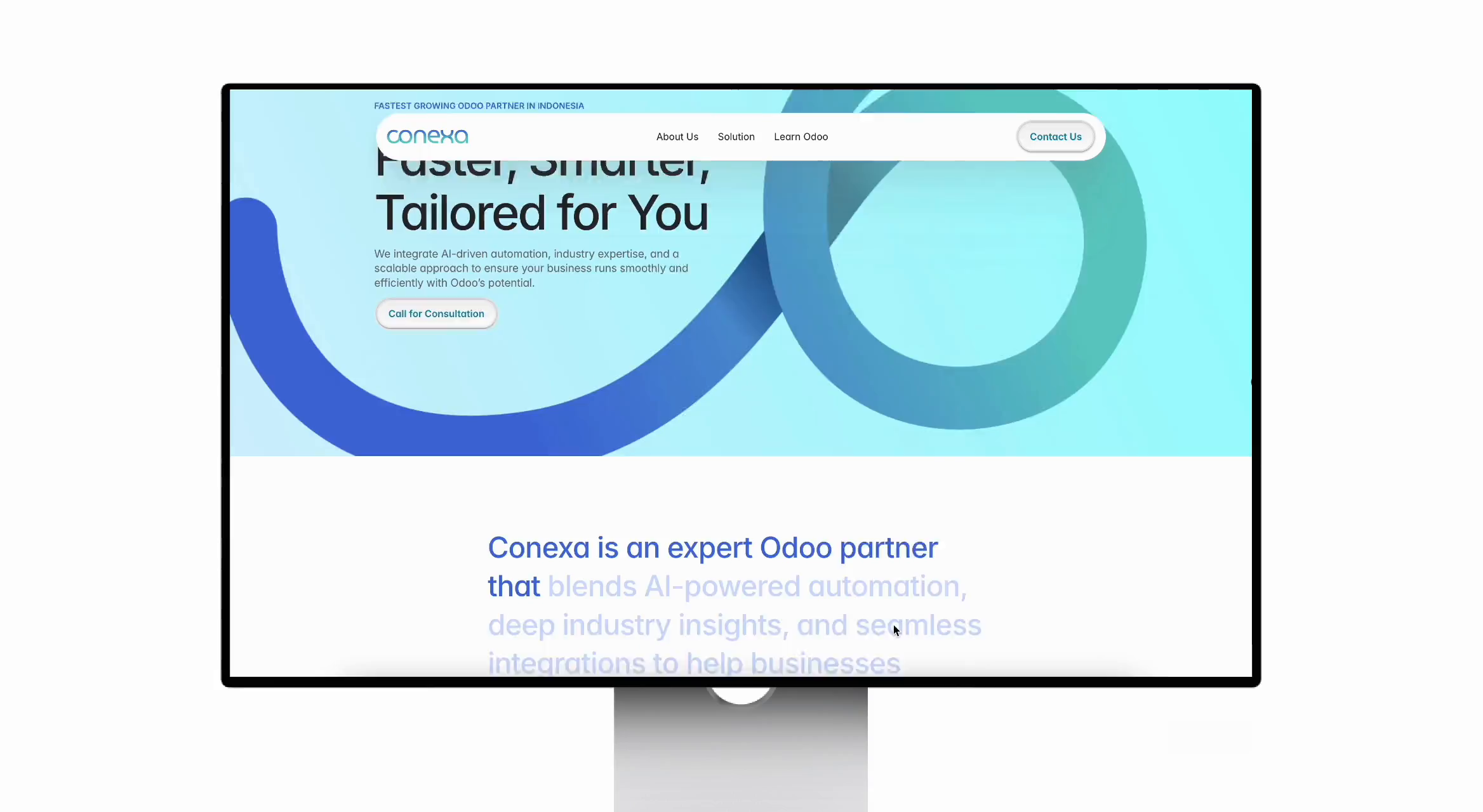 Example of Landing Page Framer Development