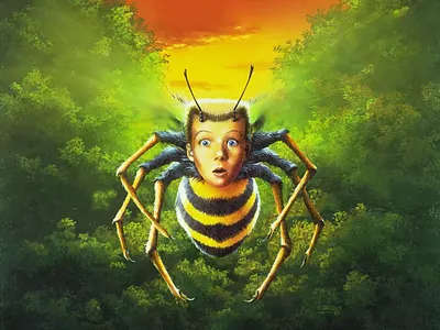 Why I'm Afraid of Bees !!! 2d animation 90s animation bees goosebumps goosebumpsbooks illustration motion graphics nostalgia rlstine timjacobus vector whyimafraidofbees