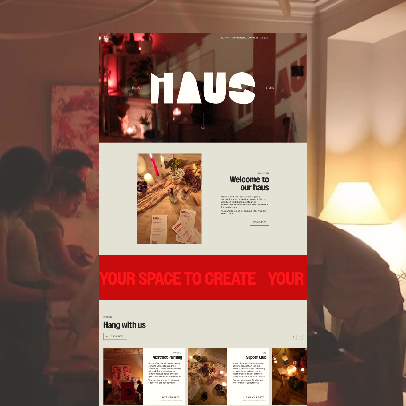 Example of Custom Website Design & Build In Framer