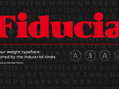 Fiducia typeface branding editorial font historical opentype swiss type design typography