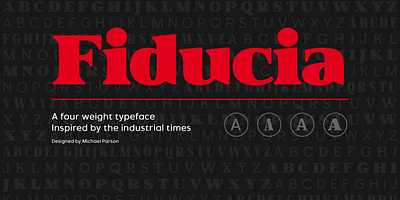 Fiducia typeface branding editorial font historical opentype swiss type design typography