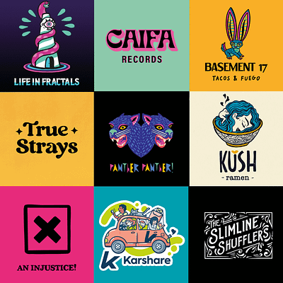 2024-2025 Favourite Logos Logotypes brand assets brand design branding illustrated branding illustrated logo logo logo design logotype