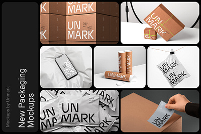 Packing Essentials Bundle 3d animation box branding design download free freebie graphic design illustration logo mockup mockup cloud mockupcloud motion graphics packaging plastic bag tube ui