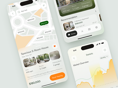 Mobile design for Real Estate app app design application application design design interface ios app ios app design mobile mobile app mobile app design mobile design product product design saas service startup ui uiux ux