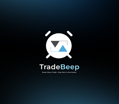 TradeBeep – A Smart Stock Alert App UI & Branding branding darkui figma logodesign marketalerts minimaldesign mobileappdesign productdesign stockapp uiux