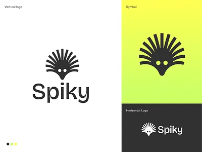 Spiky Logo Design animal branding focus hedgehog logo logodesign logodesigner mark producthunt productivity saas spiky startup symbol tech