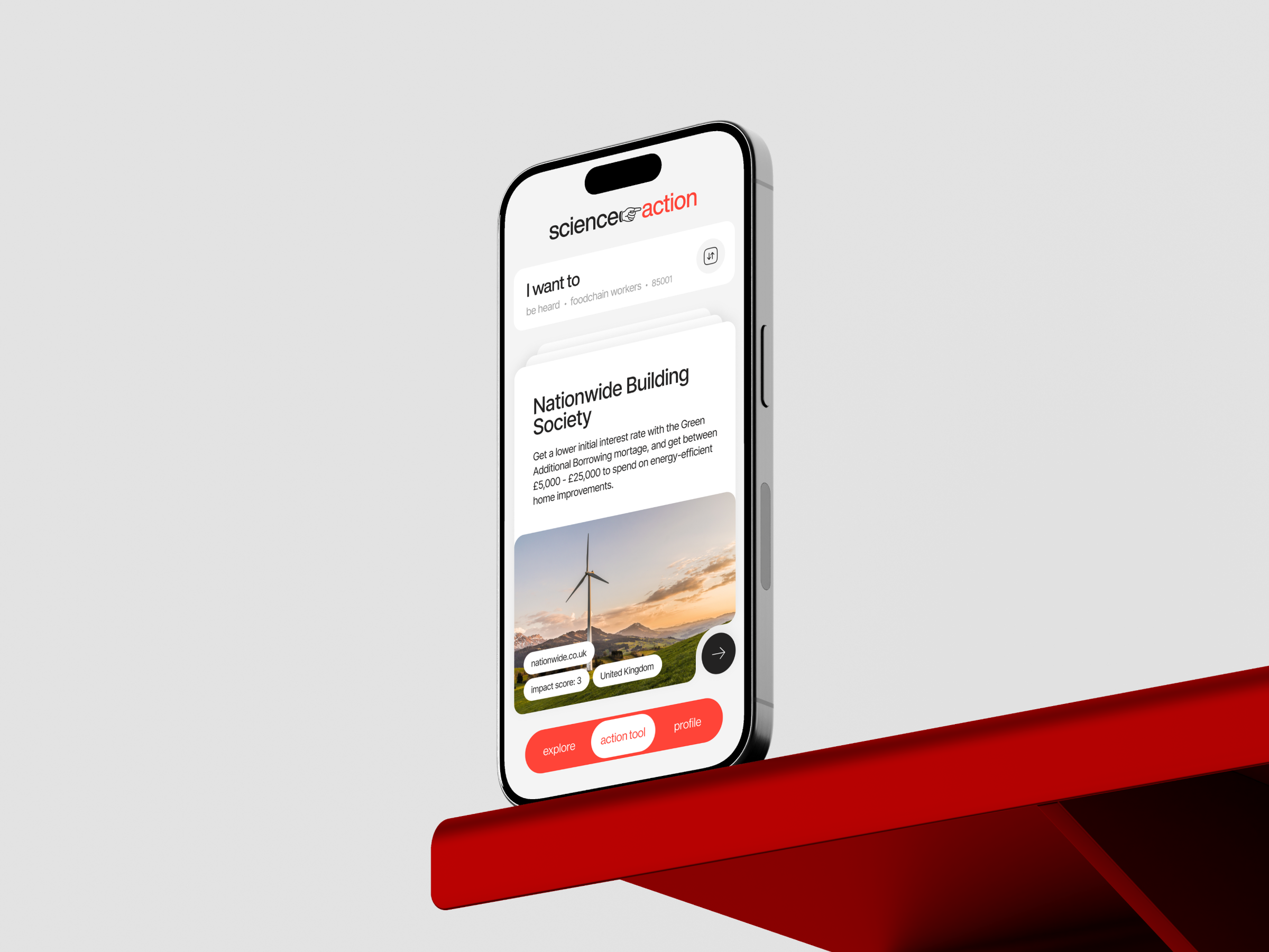 Example of WCID Mobile Web App Design