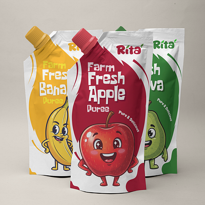Fruit Puree Packaging Design branding brandpackaging creativedesign design designinspiration fruitpackaging fruitpuree graphicdesign healthypackaging kidsfoodpackaging minimalpackaging modernpackaging naturalpackaging packagedesign packagingdesign packaginginspiration productdesign pureepackaging smoothiepackaging visualidentity