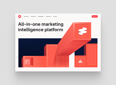 startup website / marketing platform branding dashboard graphic design logo startup startup webdesign startup website ux ui webdesign website design