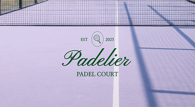 Sport Meets Style in a Fresh Padel Brand branding club collateral design design feminine graphic design logo padel sophisticated sport tennis visual identity