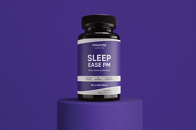 VITALFUSE Branding and Packaging Design label designer