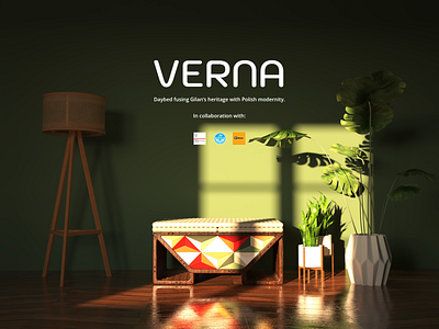 Verna | A Cultural Fusion in Furniture contemporaryfurniture craftsmanship culturaldesign daybed decorelement designcollaboration designforculture designfusion designinspiration ecodesign furnituredesign homedecor interiordesign iraniandesign modernheritage patterndesign polishdesign productdesign sustainabledesign woodfurniture
