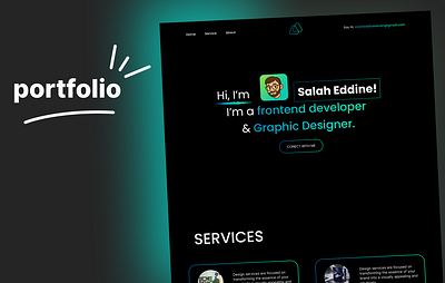 Personal Portfolio Website 🌌 graphic design ui web design
