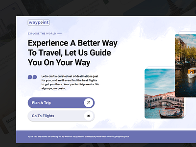 Wander – Your AI Travel Planning Assistant ai destination recommender ai travel planner branding cleanui design discover places with ai illustration minimal travel booking ux personalized trip planner prompt based travel search smart travel assistant travel itinerary generator travel ui inspiration ui ux ux for travel apps wander app design web web design website