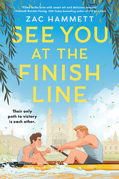 See You At The Finish Line book cover character design digital folioart illustration publishing texture