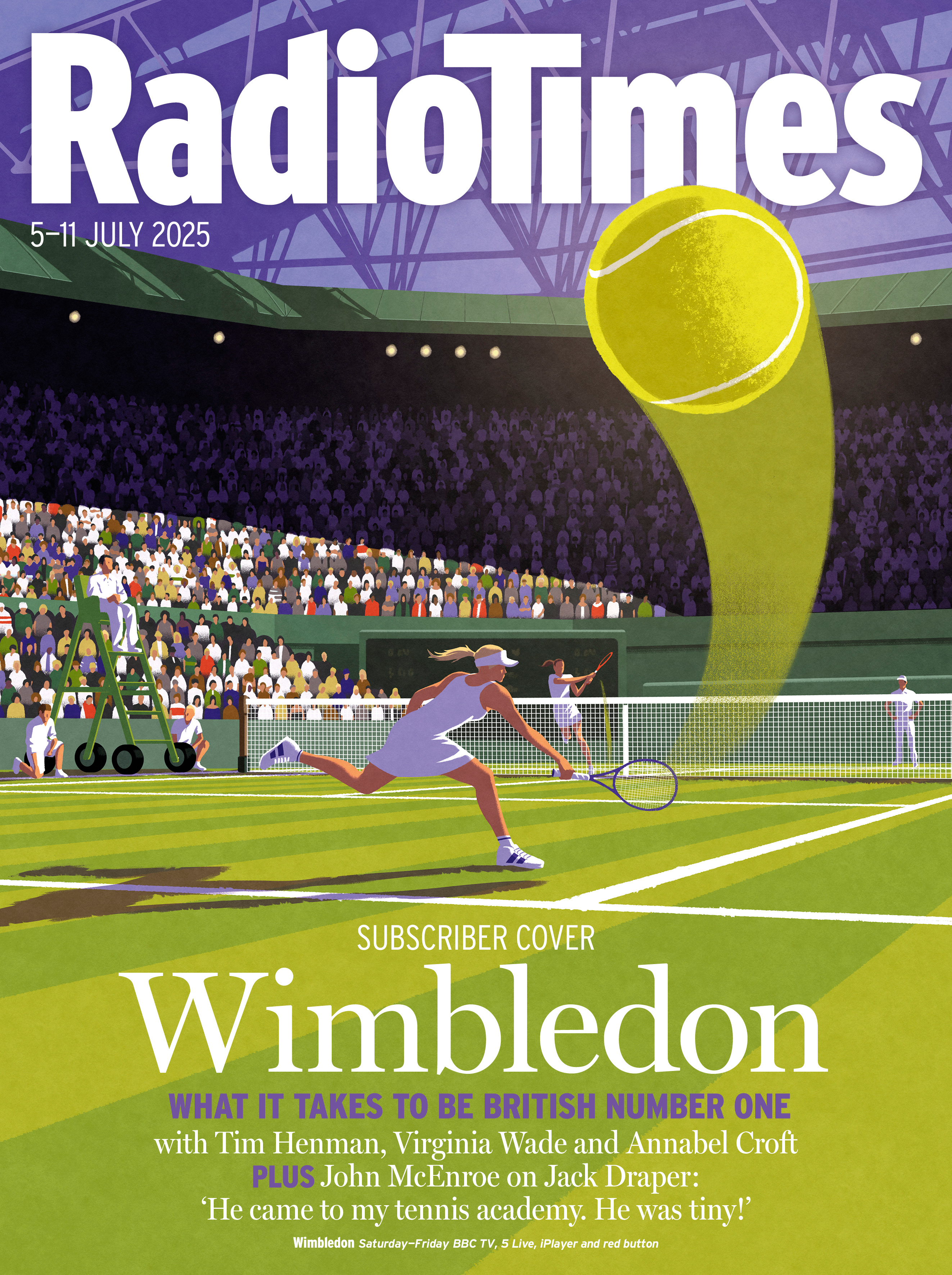 Wimbledon character digital editorial folioart illustration sports sports illustration tennis