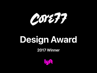 Lyft App Core77 Design Award 2017 amp android award core77 design dog driver find interface ios light lyft match optical rider rideshare simple ui ux winner