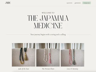 Holystic Medicine Website Design branding interface landing page ui ux