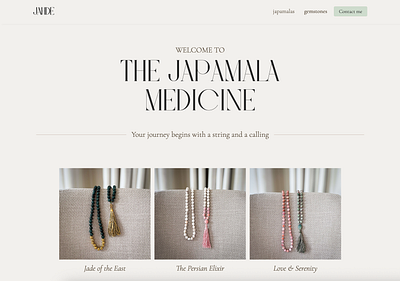 Holystic Medicine Website Design branding interface landing page ui ux