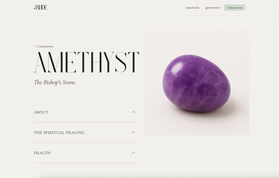 Holystic Medicine Website Design interface landing page ui ux website
