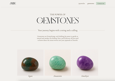 Holystic Terapy Website Design interface landing page ui ux website
