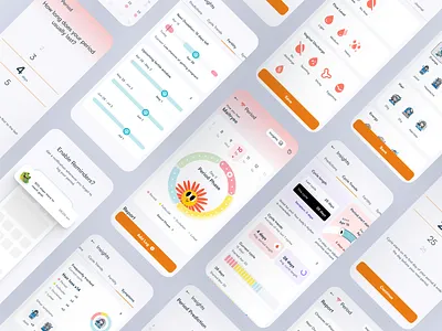 Case Study: Period Tracker for Burpy’s Health App ai analyticsapp app casestudy ddd design empathy healthapp menstrual cycle minimalist mobileapp mobiledashboard periodtracker productdesign responsive self self care uidesign uiux ux
