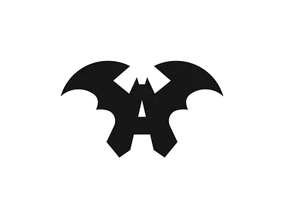 Letter A Bat Logo For Sale a bat batman dracular initial letter modern night