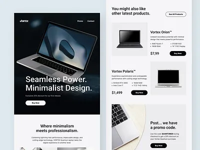 Vortex – Gadget Email Newsletter Figma clean email ux digital product ui email marketing design email template figma figma email ui figma for brands gadget news letter modular news letter news letter design product launchmail responsive email tech brand design tech product design ui inspiration ui trends ui showcase ux for gadgets vortex email