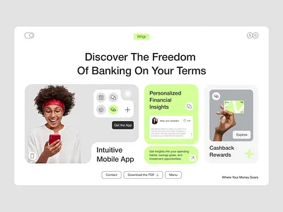 Digital Banking Website animation bank bank card banking card creative website credit digital banking financial fintech hero home page landing page motion payment saas token transaction wallet web3