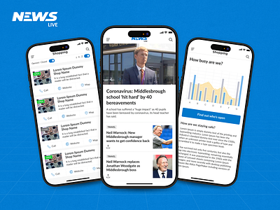 🗞️ News Live – Smarter Updates, Delivered Instantly appdesign branding creativedesign dashboarddesign design designinspiration figma illustration interfacedesign minimaldesign mobiledesign moderndesign modernui productdesign prototype ui uidesign ux uxdesign webdesign