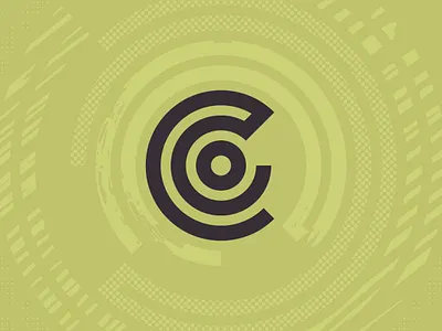 The Curio Collective Brand Mark brand identity brand mark branding brush design graphic design half tone icon logo mark texture the curio co vector