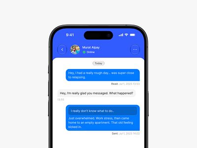 Reply 💬 chat message message app reply view