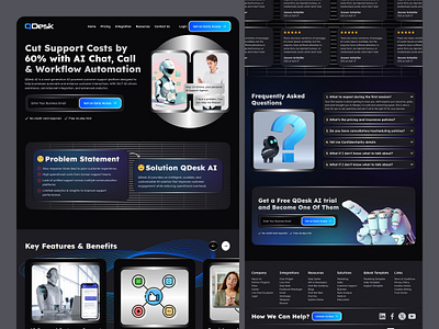 AI-powered customer support website design ai aiagenct aiagent aiagentwebsite aiassistant aichatbot aidesign ailandingpage aiwebsite chatbotwebsite cusromerservice customersupport powerd supportlandingpage websitedesign