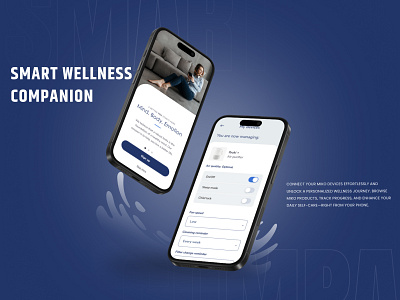 Wellness Companion App UI : IoT-Integrated Design by Apptechies air purifier app app interface daily tracking app dashboard design health app iot app design smart device ui smart home app wellbeing app wellness app