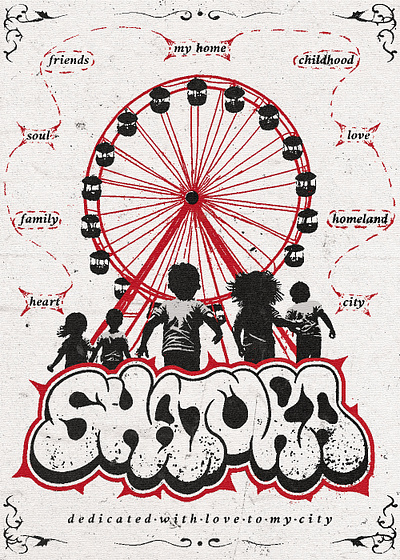 SHATURA - MY CITY art artist branding clothes clothes design cover design designer graffiti graffitiart graphic design graphic designer illustration lattering logo poster poster design print print design streetart