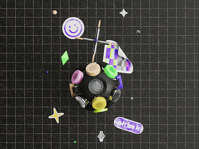 Another one for the series 3d animation blender branding cinema4d design illustration motion design motion graphics redshift ui