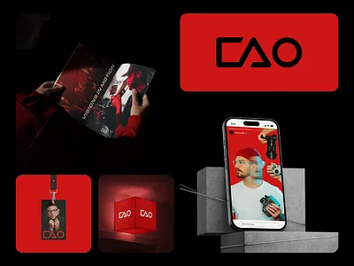 Cao - Media Branding agency brand design brand identity branding branding logo brands camera design graphic design illustration logo logomark logotype media media branding photographer production ui videographer visual identity
