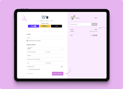 Checkout page UI for a kid-friendly brand checkout checkout page checkout page design checkout page ui checkout ui ecommerce ecommerce design ecommerce website design ecommerce website ui shopify shopify store design ui design ui designs ui ux design examples ui ux designer ux ui design webdesign website design agency website redesign website ui design