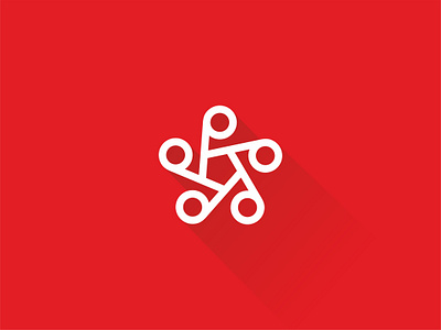 5P Capital management logo 5p branding colorful fimbird five hexagon logo logodesigner plogo star