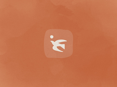 Empatía Wellness bird boho branding desert empathy flat icon logo mark minimal sun vector wellness