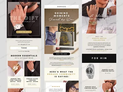 Elegant Email Design for Luxury Accessories design email email design email marketing email template graphic design newsletter newsletter design