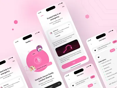 Family Locator App android app design app interaction app screen clean ui ios location app locator map direction map location maps mobile app mobile ui smart travel social media tracker tracking app travel service ui ux ux