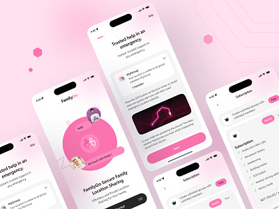Family Locator App android app design app interaction app screen clean ui ios location app locator map direction map location maps mobile app mobile ui smart travel social media tracker tracking app travel service ui ux ux