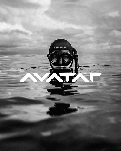 AVATAR Diving branding graphic design logo ui