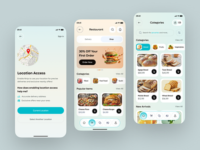 On-Demand Delivery App UI app design arabic language app design bahrain grocery app delivery app design ecommerce app grocery delivery app grocery mobile app hyperlocal delivery app ios live tracking app mobile app mobile ordering app on demand delivery app q commerce app smart cart uiux soudi ui design