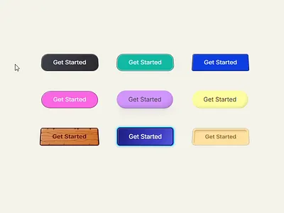 3d Skewmorphic Buttons Made in Framer 3d buttons framer skewmorphism ui