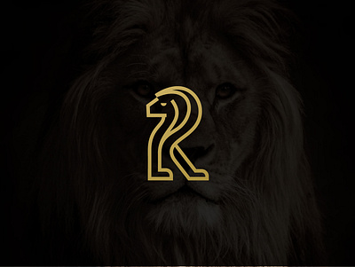 Letter R+Lion Logo ! animal logo design bold line art logo creative r logo letter animal logo lion logo design luxury brand logo minimal lion logo modern r logo monogram logo r r icon logo r letter logo royal lion logo symbolic logo design