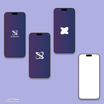 Studioverse - Splash Screen app figma mobile ui ui design