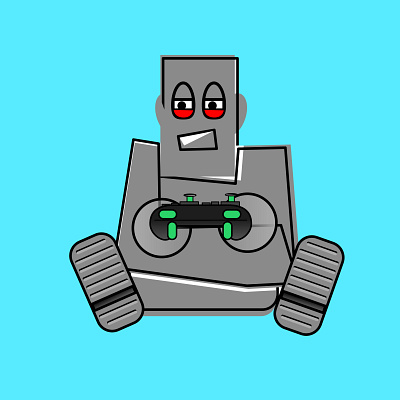 gamebot doodle gamebot illustration shunte88 vector